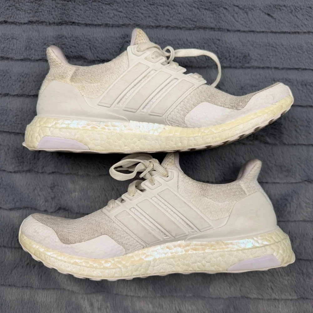 Adidas Ultraboost DNA Chalk White Silver Iridescent Boost FY2898 Womens 8